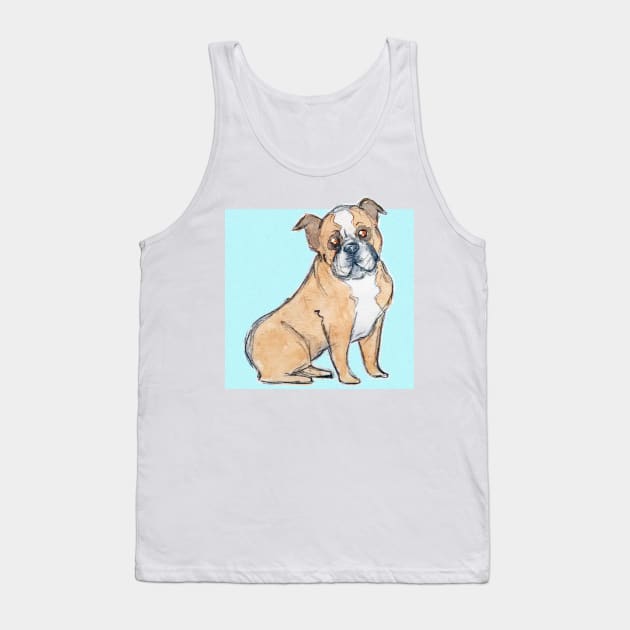 Bulldog Tank Top by bitingnclawing